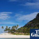 Luxury cruise vessel stranded on coral reef near remote Fiji isle featured in Cast Away