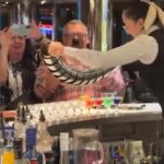 VIDEO: Bartender on cruise ship wows guests with exceptional pouring techniques