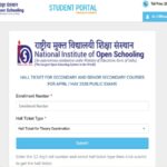 NIOS Releases 2026 Admit Cards for Class 10 and 12: Step-by-Step Guide to Accessing Hall Tickets at sdmis.nios.ac.in