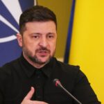 Zelenskyy announces Ukrainian drones successfully intercepted Iranian ‘Shahed’ drones in the conflict in West Asia.