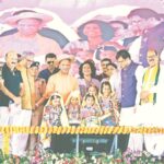 Yogi Presents Land Deeds to Hindu Families Displaced from Bangladesh, Criticizes Pakistan