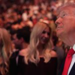 Trump Commands Attention at UFC 327 in Miami, Interacting with Rogan and Rubio