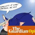 Nicola Jennings Illustrates Trump’s Influence in the Strait of Hormuz – A Cartoon Perspective