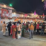 Vibrant Celebrations in Patna: BJP Prepares for Its First Chief Minister in Bihar with Dazzling LED Lotus and Festive Decorations