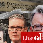 Minister supports Starmer in light of Mandelson disclosures, labeling vetting choice as ‘entirely inappropriate’ – UK political updates